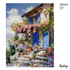 İlkbahar, yağlı boya resim